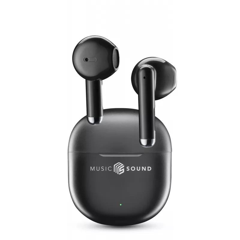 „Music Sound Breeze“ kapsuliniai Bluetooth ausinės su spalvotu dėklu