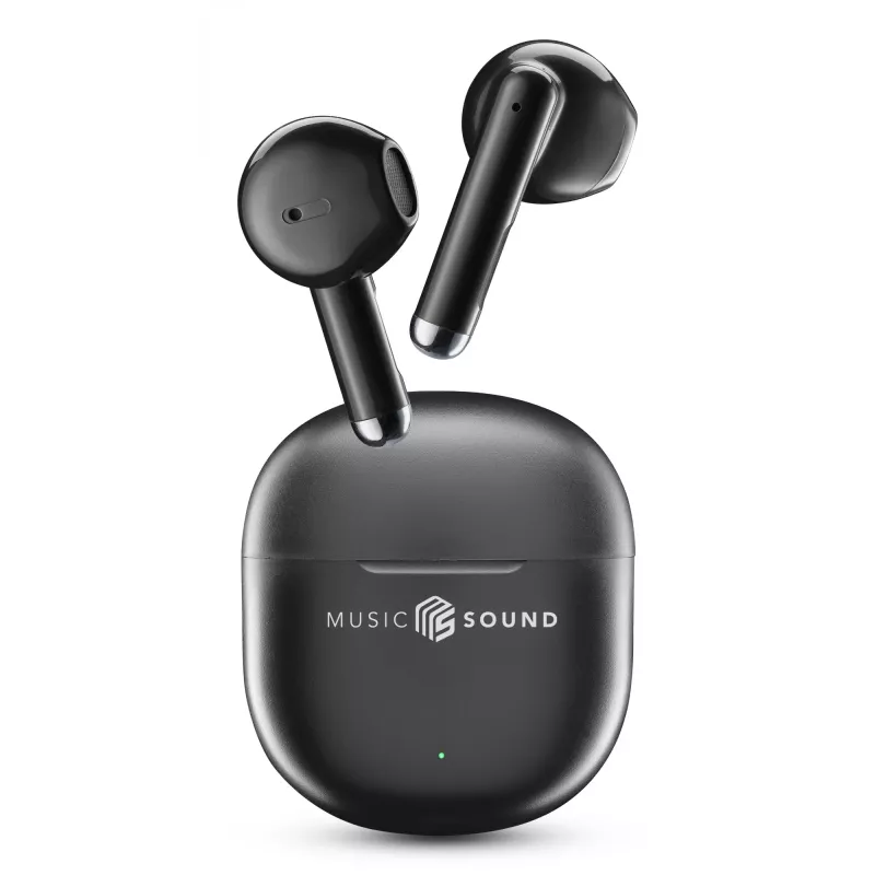 „Music Sound Breeze“ kapsuliniai Bluetooth ausinės su spalvotu dėklu