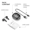„Music Sound Breeze“ kapsuliniai Bluetooth ausinės su spalvotu dėklu