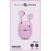 „Music Sound Breeze“ – kapsuliniai „Bluetooth“ ausinės su spalvotu dėklu
