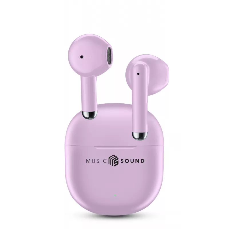 „Music Sound Breeze“ – kapsuliniai „Bluetooth“ ausinės su spalvotu dėklu