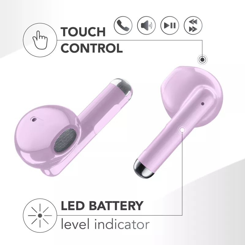 „Music Sound Breeze“ – kapsuliniai „Bluetooth“ ausinės su spalvotu dėklu