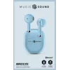 „Music Sound Breeze“ kapsuliniai Bluetooth ausinės su spalvotu dėklu
