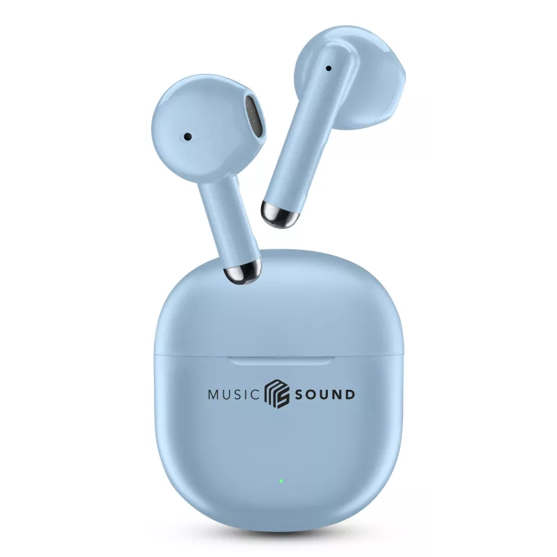 „Music Sound Breeze“ kapsuliniai Bluetooth ausinės su spalvotu dėklu