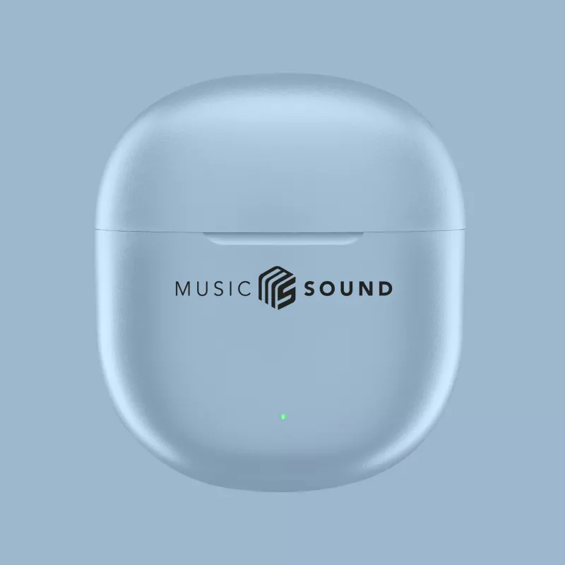„Music Sound Breeze“ kapsuliniai Bluetooth ausinės su spalvotu dėklu