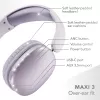 Music Sound MAXI3 belaidės ausinės per galvą su aktyviu triukšmo slopinimu
