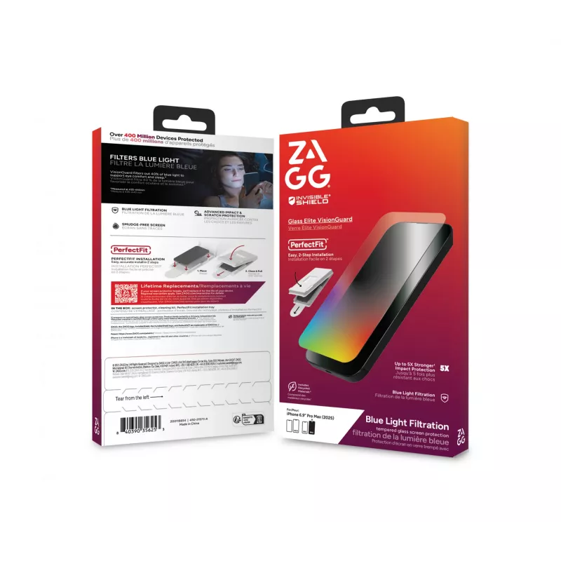 InvisibleShield Glass Elite VG Apsauginis Stiklas, Skirtas Apple iPhone 17 Pro Max
