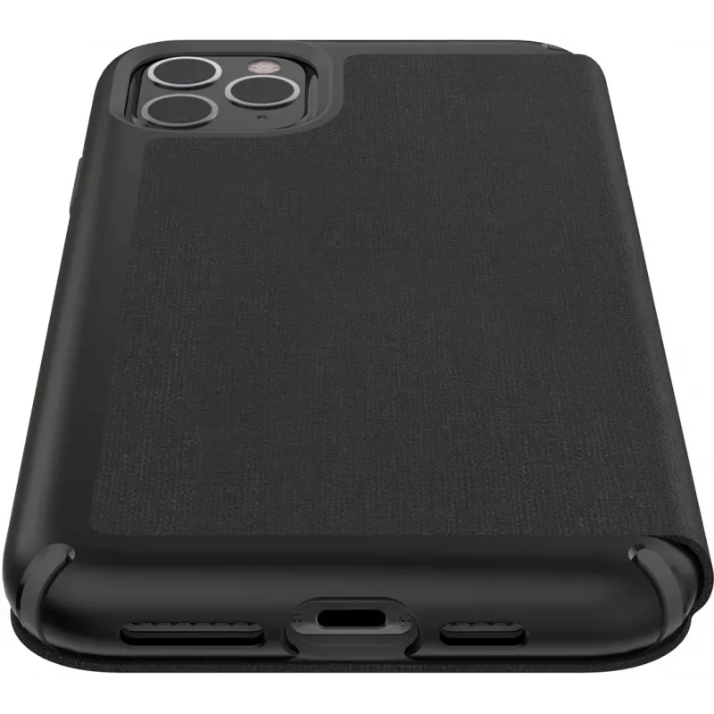 Speck Presidio Folio iPhone 11 Pro Max, dėklas su atverčiamu dangteliu, Apple, iPhone 11 Pro Max, 16,5 cm (6,5 colio), juoda