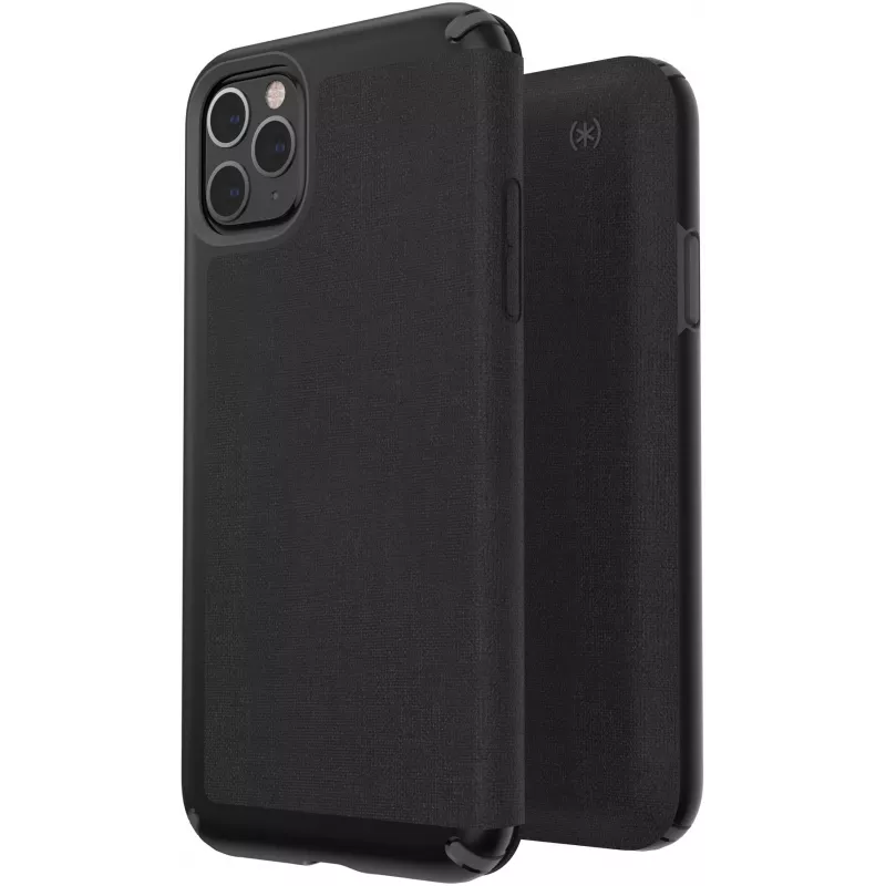 Speck Presidio Folio iPhone 11 Pro Max, dėklas su atverčiamu dangteliu, Apple, iPhone 11 Pro Max, 16,5 cm (6,5 colio), juoda