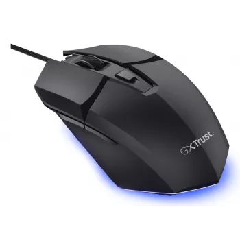 Trust GXT121 FELOX+ pelė žaidimams, dešinei rankai, USB-A, optinė, 10000 DPI