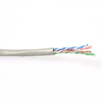 ACT CAT6 U/UTP suvytas pataisinis laidas dramblio kaulo spalvos 500 m, 500 m, Baltas