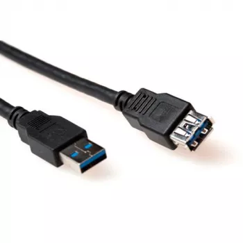 Prailginimo laidas ACT USB 3.2 Gen 1 (3.1 Gen 1) A vyriškas - A moteriškas, 2 m, juodas