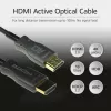 ACT HDMI Premium 4K aktyvus optinis kabelis v2.0, 60 m, HDMI-A kištukas - HDMI-A kištukas