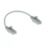 ACT Grey 0,15 metro LSZH U/UTP CAT6 duomenų centro plonas lanksčios jungties kabelis su RJ45 jungtimis