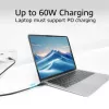 ACT USB 3.0 10Gbps 60W USB Type-C laidas, 1 m, USB C, USB 3.2 Gen 2 (3.1 Gen 2), 10 Gbit/s, juodas