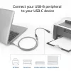 ACT USB-C moteriškas į USB-B 2.0 adapterio laidas 0,2 m