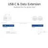 ACT AV USB-C HDBaseT prailgintuvas su dvigubu USB-C jungikliu, CAT6A, 100 m