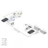 ACT AV USB-C HDBaseT prailgintuvas su dvigubu USB-C jungikliu, CAT6A, 100 m