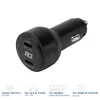 Automobilinis USB-C greitasis įkroviklis ACT 2 prievadai 95W su Power Delivery PPS, Quick Charge ir GaNFast