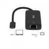 CLUB3D CAC-2531 nešiojamojo kompiuterio dokas / prievadų kartotuvas, laidinis, USB 3.2 Gen 1 (3.1 Gen 1) Type-C, juodas