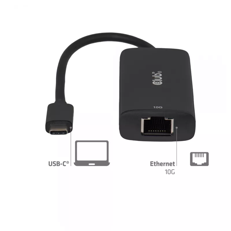 CLUB3D CAC-2531 nešiojamojo kompiuterio dokas / prievadų kartotuvas, laidinis, USB 3.2 Gen 1 (3.1 Gen 1) Type-C, juodas