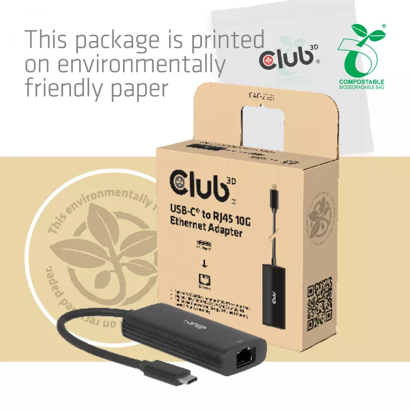 CLUB3D CAC-2531 nešiojamojo kompiuterio dokas / prievadų kartotuvas, laidinis, USB 3.2 Gen 1 (3.1 Gen 1) Type-C, juodas
