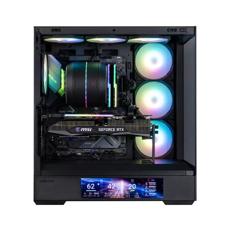 Zalman P40 DS BLACK Midi Tower korpusas