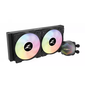 Zalman ALPHA24 Black CPU skysčio aušintuvas 280mm radiatorius 2 x 140 mm ventiliatorius ARGB siurblys