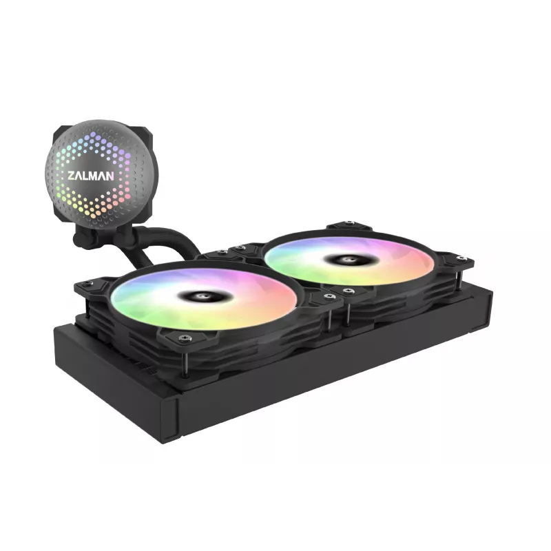 Zalman ALPHA24 Black CPU skysčio aušintuvas 280mm radiatorius 2 x 140 mm ventiliatorius ARGB siurblys