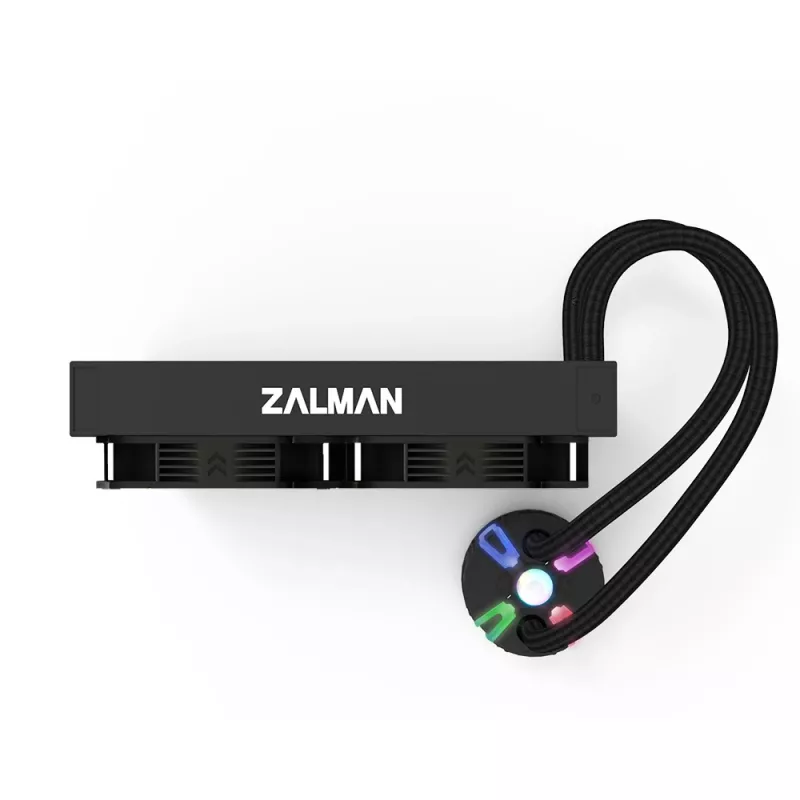 Zalman RESERATOR5 Z24 ARGB BLACK procesoriaus aušinimo sistema, viskas viename skysčio aušintuvas, 12 cm