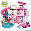 Barbie Dreamhouse lėlių namas su baseinu ir čiuožykla – 75+ dalių (HMX10)