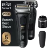 Braun Series 9 Pro+ 9577cc šlapias ir sausas elektrinis skustuvas – sidabrinis