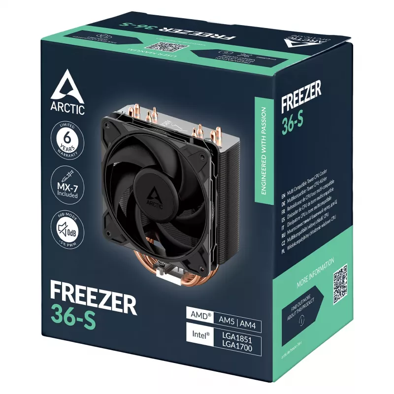ARCTIC Freezer 36-S CPU oro aušintuvas - juodas