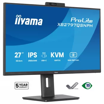 Monitorius iiyama ProLite XB2797QSNPH-B1 27 colių QHD IPS 75 Hz