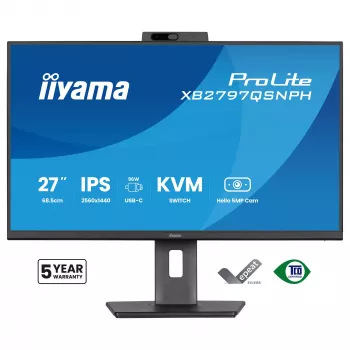 Monitorius iiyama ProLite XB2797QSNPH-B1 27 colių QHD IPS 75 Hz