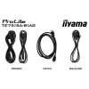 IIyama ProLite TE7515A-B2AG 75 colių 4K interaktyvus liečiamasis ekranas