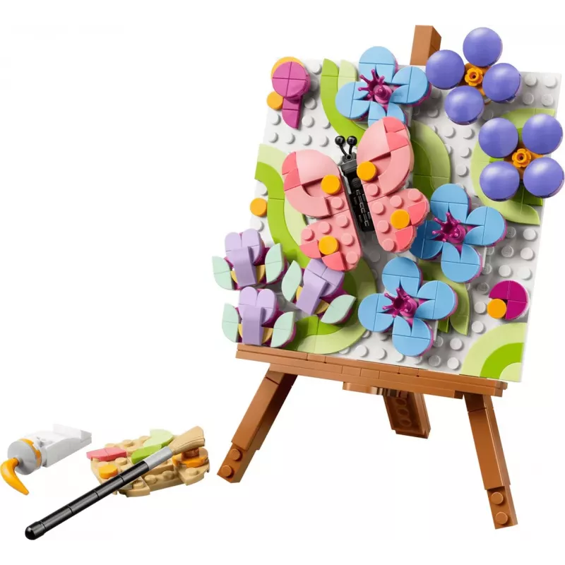 LEGO Creator 3-in-1 31390 Gėlių meno dekoratyvinis paveikslas (348 dalių)
