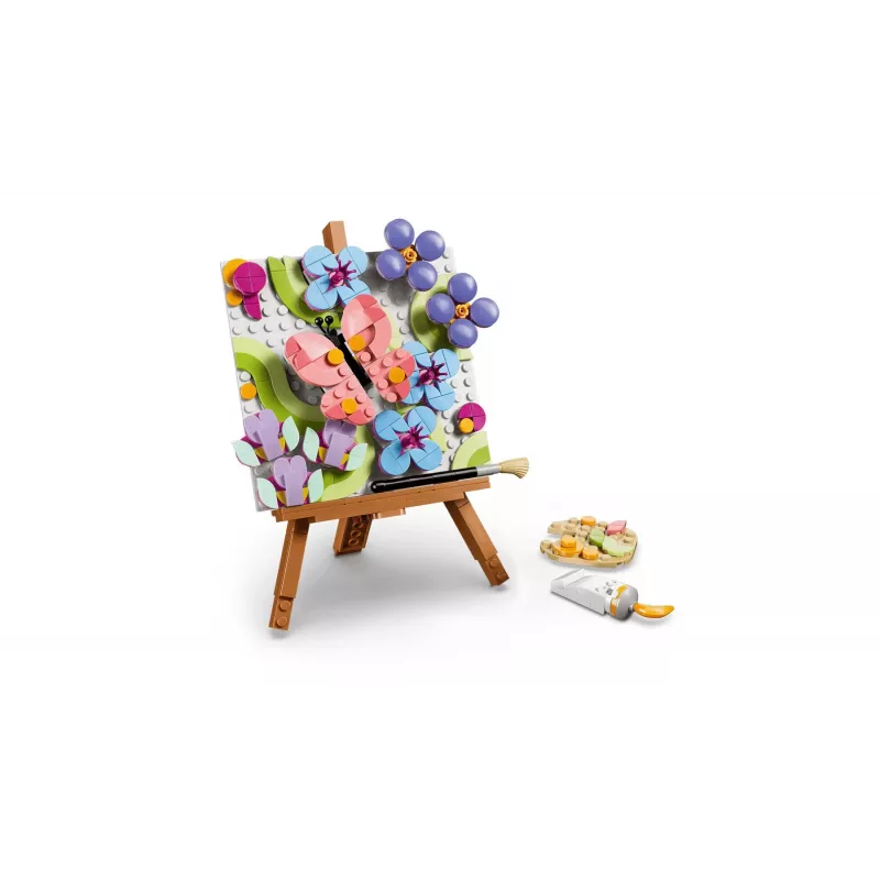 LEGO Creator 3-in-1 31390 Gėlių meno dekoratyvinis paveikslas (348 dalių)