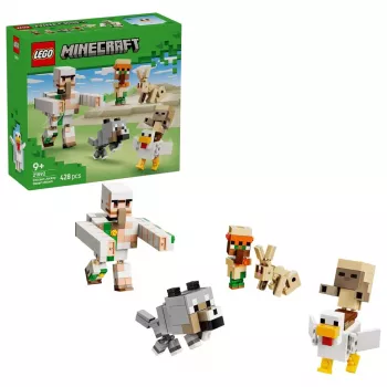 LEGO Minecraft 21592 Vištos Jokerio Dykumos Ataka (428 dalių)