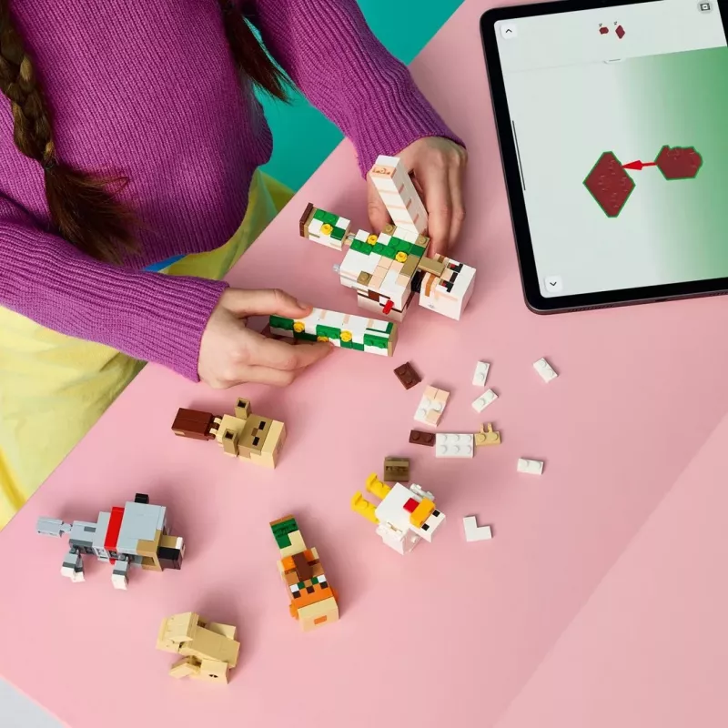 LEGO Minecraft 21592 Vištos Jokerio Dykumos Ataka (428 dalių)