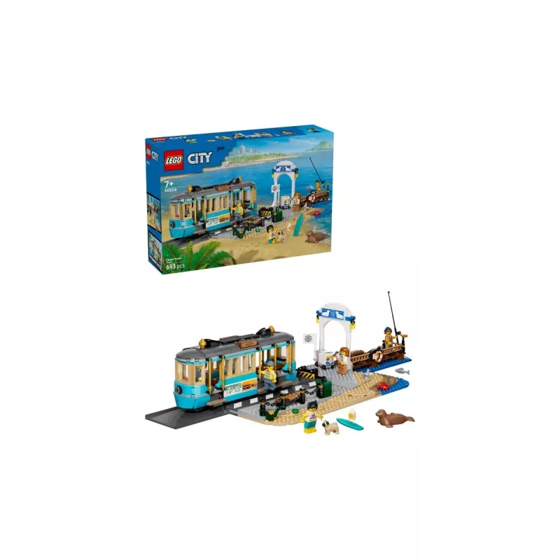LEGO City 60506 Klasikinis paplūdimio tramvajus (693 detalės)