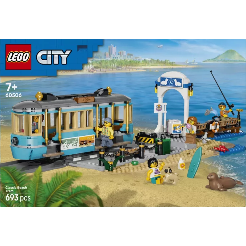 LEGO City 60506 Klasikinis paplūdimio tramvajus (693 detalės)