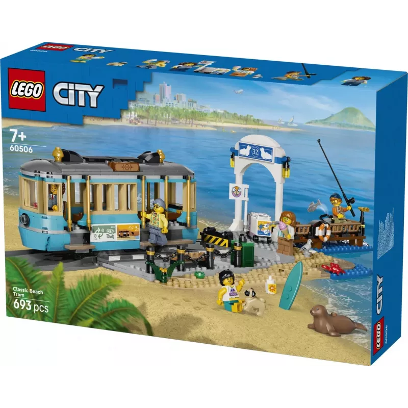 LEGO City 60506 Klasikinis paplūdimio tramvajus (693 detalės)