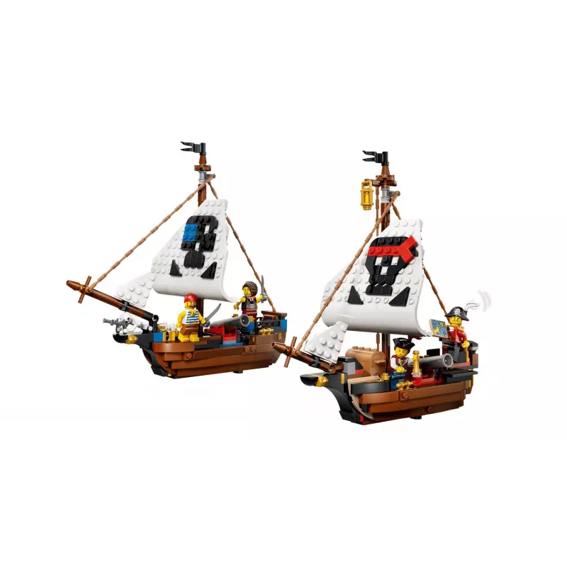 LEGO Creator 3-in-1 31387 Ikoninis Piratų Laivas (1074 dalių)