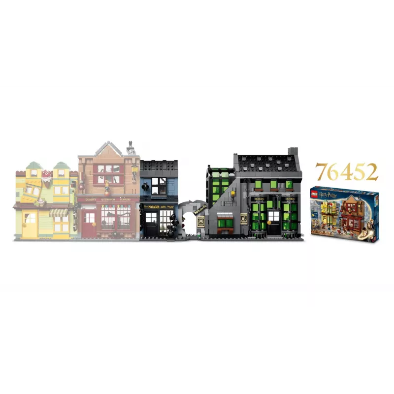 LEGO Harry Potter 76471 Knockturn Alėjos burtų parduotuvės (788 dalių)