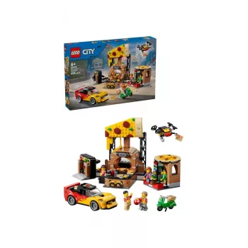 LEGO City 60496 Picos pristatymo patirtis su transporto priemonėmis (494 dalių)