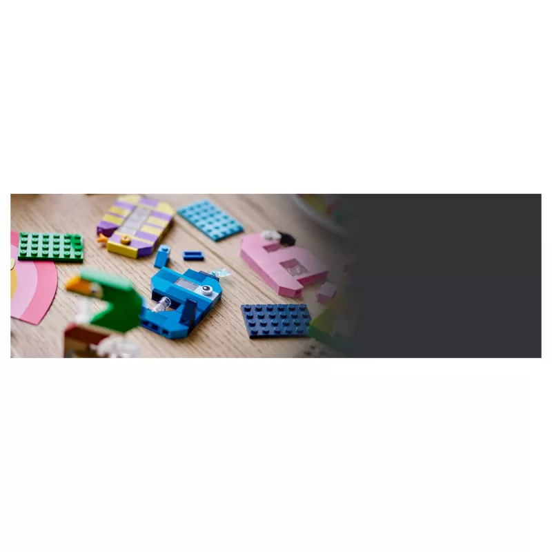 LEGO 40807 Gimtadienio skaičiai – statomi gyvūnų formos torto viršūnės (281 detalė)