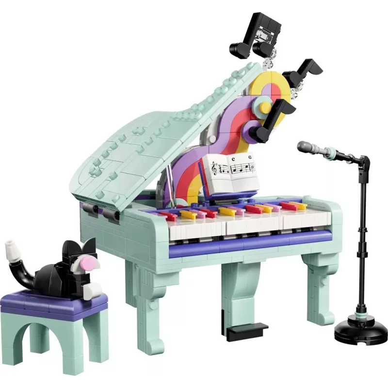 LEGO Creator 3-in-1 31392 Muzikinis dekoras Fortepijonas su katinu (485 dalių)