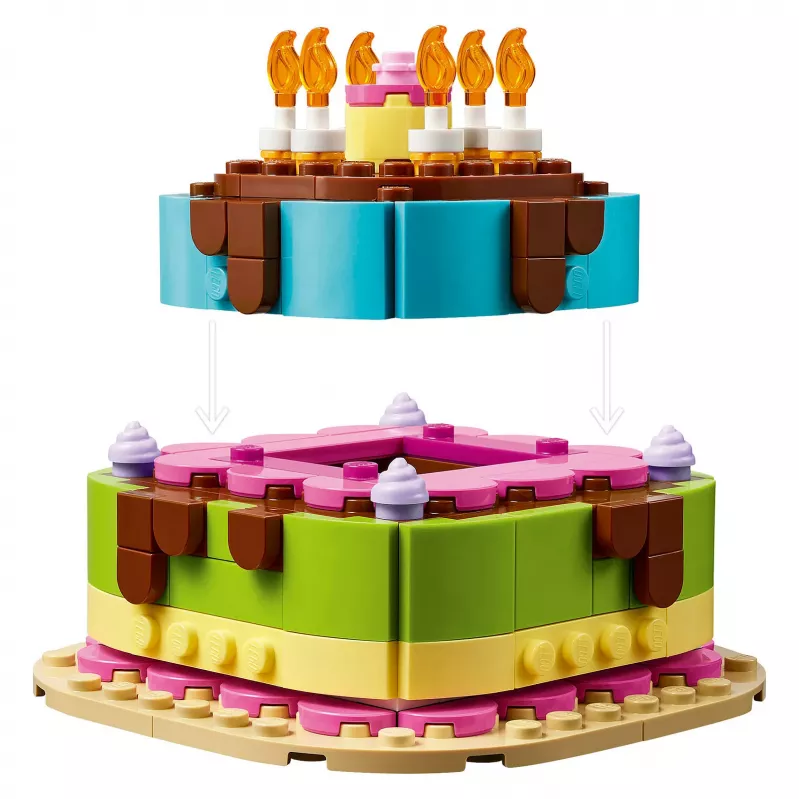 LEGO 40815 Gimtadienio tortas – Statomas tortas su žvakėmis (219 dalių)