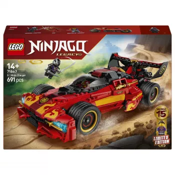 LEGO NINJAGO 71867 X-1 Ninja Charger 15-asis jubiliejus (691 detalė)